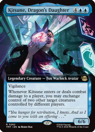 Kitsune, Dragon's Daughter (Extended Art) (TMT-262) - Teenage Mutant Ninja Turtles Foil