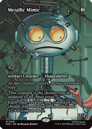 Metallic Mimic (Borderless) (PZA-016) - Teenage Mutant Ninja Turtles Eternal-Legal