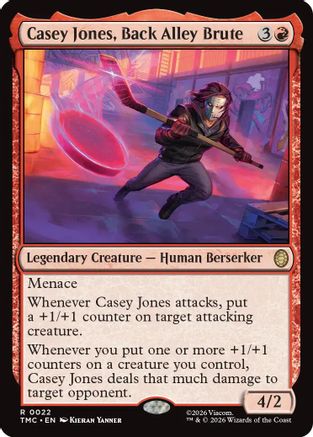 Casey Jones, Back Alley Brute (TMC-022) - Commander: Teenage Mutant Ninja Turtles