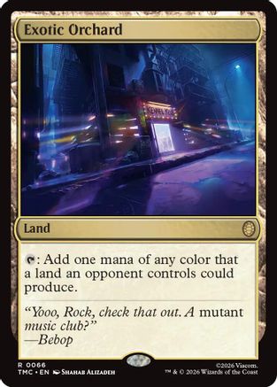 Exotic Orchard (TMC-066) - Commander: Teenage Mutant Ninja Turtles