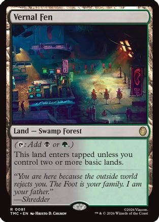 Vernal Fen (TMC-081) - Commander: Teenage Mutant Ninja Turtles