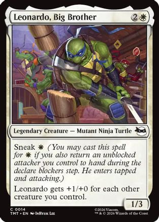 Leonardo, Big Brother (TMT-014) - Teenage Mutant Ninja Turtles