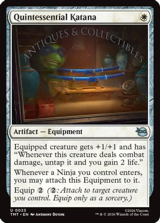 Quintessential Katana (TMT-023) - Teenage Mutant Ninja Turtles