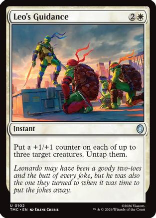 Leo's Guidance (TMC-102) - Commander: Teenage Mutant Ninja Turtles