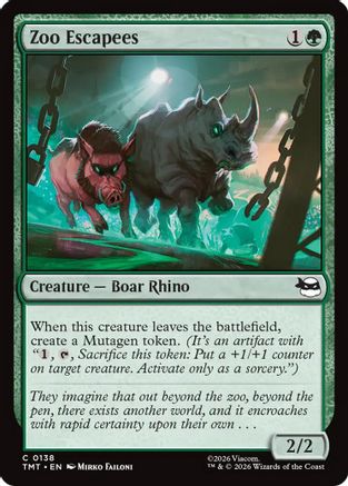 Zoo Escapees (TMT-138) - Teenage Mutant Ninja Turtles