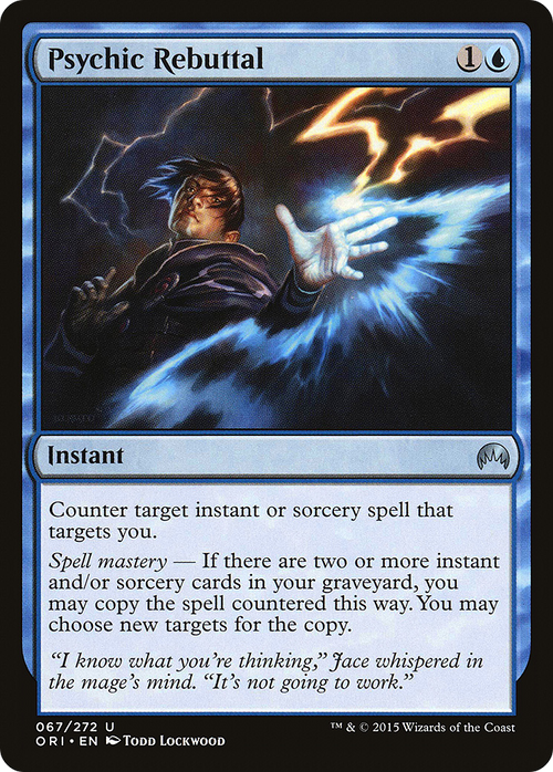 Psychic Rebuttal (ORI-067) - Magic Origins