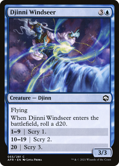 Djinni Windseer (AFR-055) - Adventures in the Forgotten Realms Foil