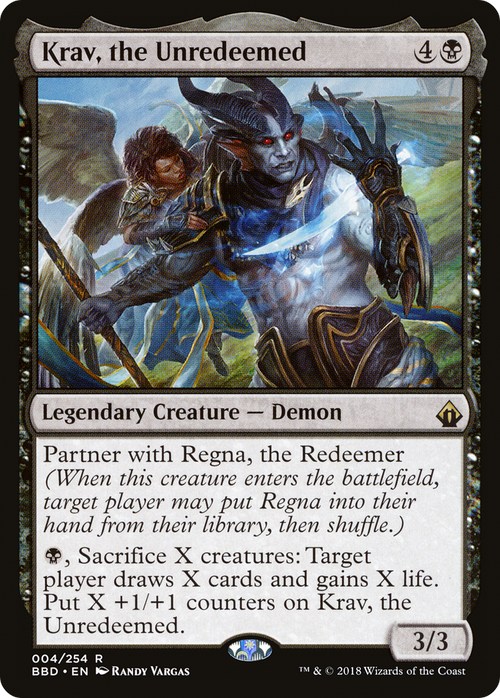 Krav, the Unredeemed (BBD-004) - Battlebond Foil