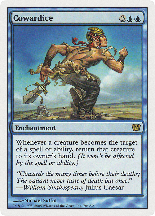 Cowardice (9ED-070) - 9th Edition