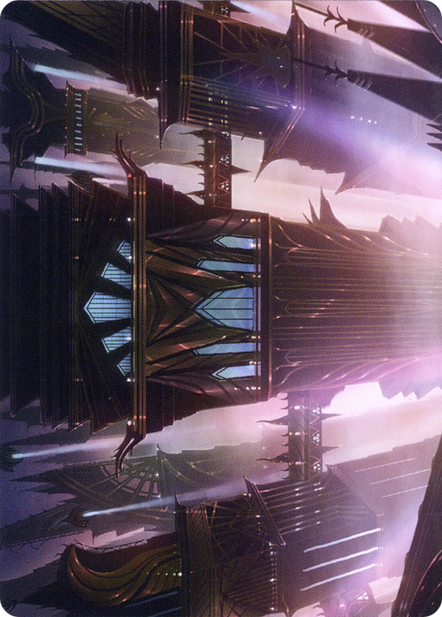 Skybridge Towers // Skybridge Towers (ASNC-037) - New Capenna Art Series (Borderless) Foil