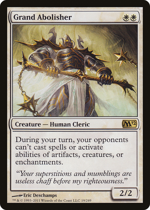 Grand Abolisher (M12-019) - Magic 2012 Foil