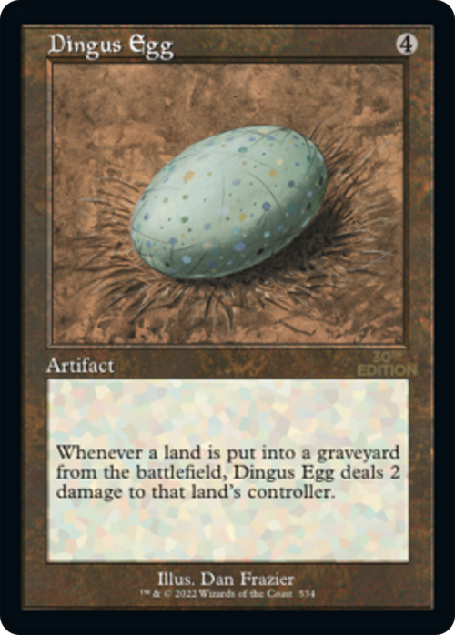 Dingus Egg (Retro Frame) (30A-534) - 30th Anniversary Edition