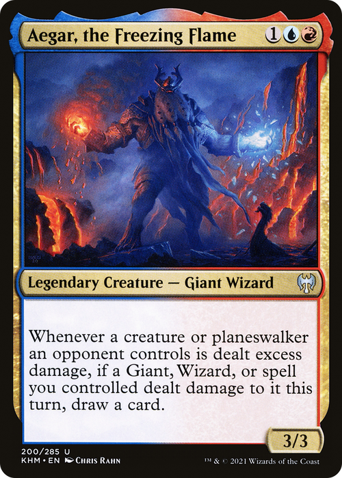 Aegar, the Freezing Flame (KHM-200) - Kaldheim