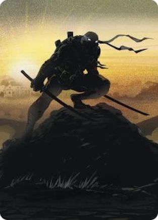 Leonardo, Sewer Samurai Art Card (20/54) (ASTMT-020) - Art Series: Teenage Mutant Ninja Turtles