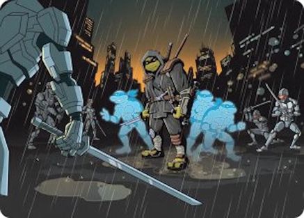 The Last Ronin's Technique Art Card (ASTMT-023) - Art Series: Teenage Mutant Ninja Turtles