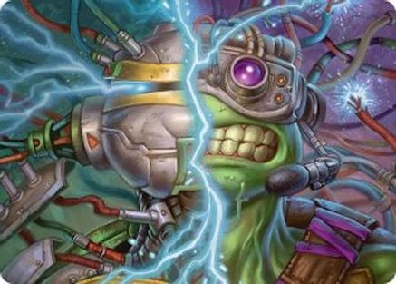 Mind Transfer Protocol Art Card (ASTMT-005) - Art Series: Teenage Mutant Ninja Turtles