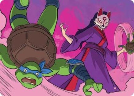 Kitsune's Technique Art Card (ASTMT-024) - Art Series: Teenage Mutant Ninja Turtles