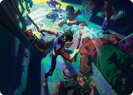 Pain 101 Art Card (ASTMT-006) - Art Series: Teenage Mutant Ninja Turtles