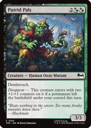 Putrid Pals (TMT-165) - Teenage Mutant Ninja Turtles Foil