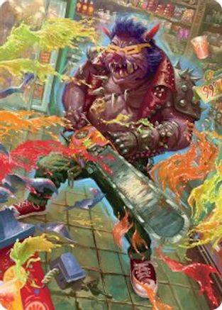 Bebop, Porcine Punk Art Card (ASTMT-052) - Art Series: Teenage Mutant Ninja Turtles