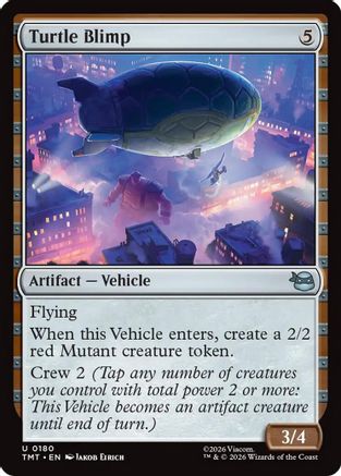 Turtle Blimp (TMT-180) - Teenage Mutant Ninja Turtles Foil