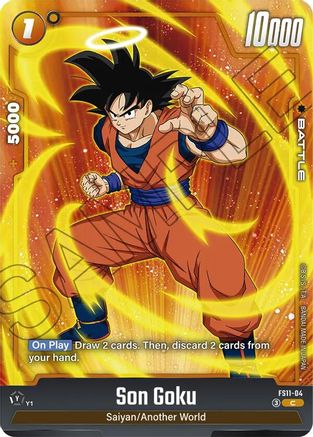 Son Goku - FS11-04 (FS11-04) - Starter Deck EX The Phase of Evolution Holofoil