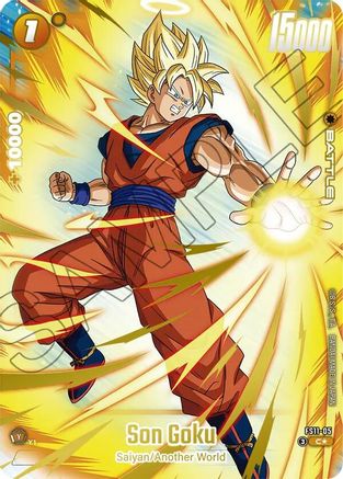 Son Goku - FS11-05 (Gold) (FS11-05) - Starter Deck EX The Phase of Evolution Holofoil