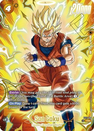 Son Goku - FS11-06 (Gold) (FS11-06) - Starter Deck EX The Phase of Evolution Holofoil