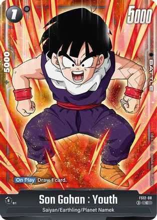 Son Gohan : Youth - FS12-08 (FS12-08) - Starter Deck EX The Beat of Ki Holofoil