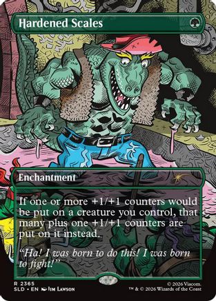 Hardened Scales (SLD-2365) - Secret Lair Drop Series Foil