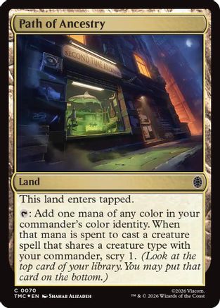 Path of Ancestry (Surge Foil) (TMC-070) - Commander: Teenage Mutant Ninja Turtles Foil