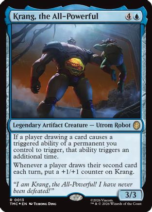Krang, the All-Powerful (Surge Foil) (TMC-013) - Commander: Teenage Mutant Ninja Turtles Foil