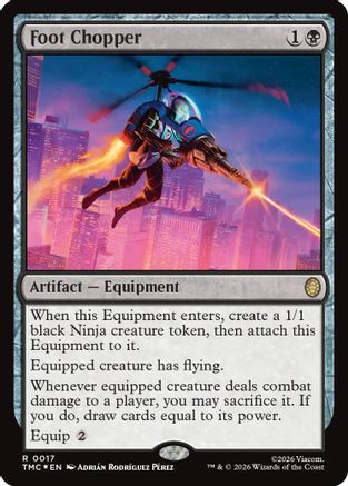 Foot Chopper (Surge Foil) (TMC-017) - Commander: Teenage Mutant Ninja Turtles Foil