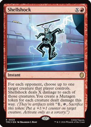 Shellshock (Surge Foil) (TMC-025) - Commander: Teenage Mutant Ninja Turtles Foil