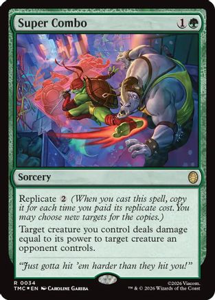 Super Combo (Surge Foil) (TMC-034) - Commander: Teenage Mutant Ninja Turtles Foil
