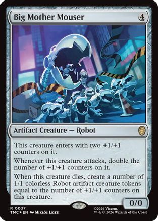 Big Mother Mouser (Surge Foil) (TMC-037) - Commander: Teenage Mutant Ninja Turtles Foil