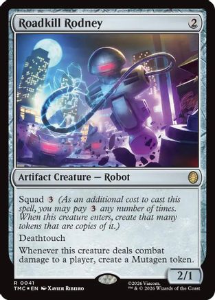 Roadkill Rodney (Surge Foil) (TMC-041) - Commander: Teenage Mutant Ninja Turtles Foil