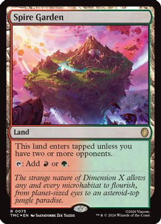 Spire Garden (Surge Foil) (TMC-075) - Commander: Teenage Mutant Ninja Turtles Foil