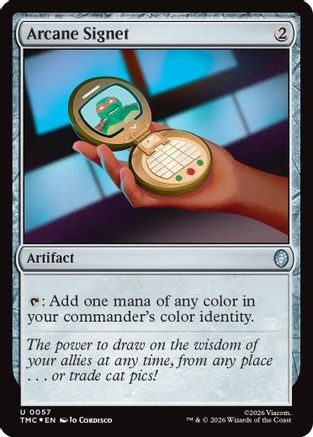 Arcane Signet (Surge Foil) (TMC-057) - Commander: Teenage Mutant Ninja Turtles Foil