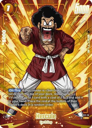 Hercule (Alternate Art) (FS11-16) - Starter Deck EX The Phase of Evolution Holofoil