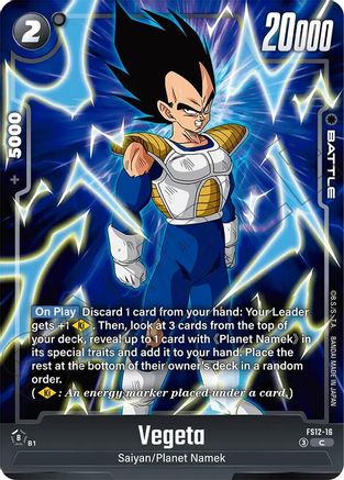 Vegeta (FS12-16) - Starter Deck EX The Beat of Ki Holofoil