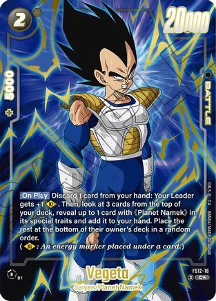 Vegeta (Gold) (FS12-16) - Starter Deck EX The Beat of Ki Holofoil