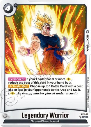 Legendary Warrior (FS12-17) - Starter Deck EX The Beat of Ki Holofoil