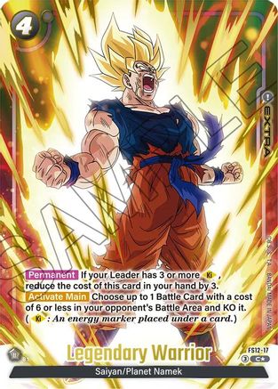 Legendary Warrior (Gold) (FS12-17) - Starter Deck EX The Beat of Ki Holofoil