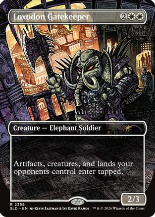 Loxodon Gatekeeper (2358) (SLD-2358) - Secret Lair Drop Series Foil