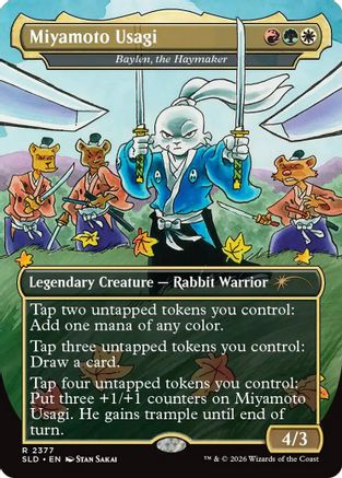 Miyamoto Usagi - Baylen, the Haymaker (SLD-2377) - Secret Lair Drop Series Foil