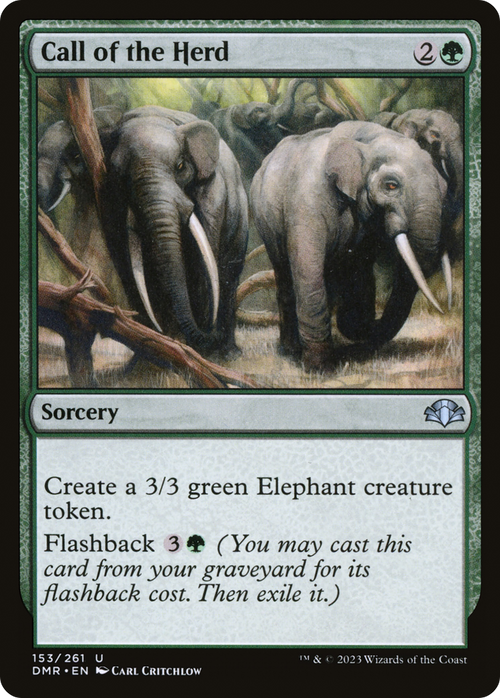Call of the Herd (DMR-153) - Dominaria Remastered Foil