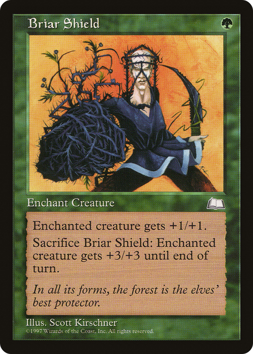 Briar Shield (WTH-) - Weatherlight