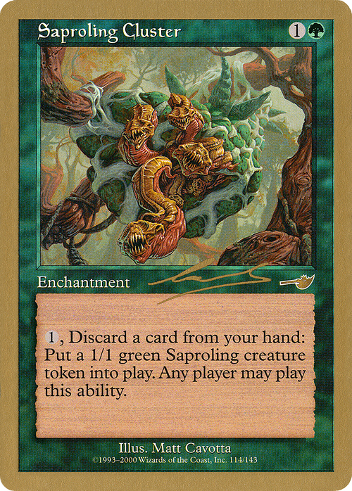 Saproling Cluster - 2000 Nicolas Labarre (NMS) (WCD-) - World Championship Decks 2000