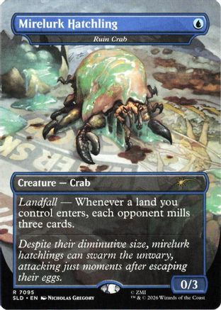 Mirelurk Hatchling - Ruin Crab (SLD-7095) - Secret Lair Drop Series